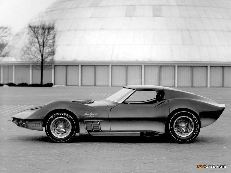 Corvette Mako Shark II Concept Car 1965 wallpapers (800 x 600)