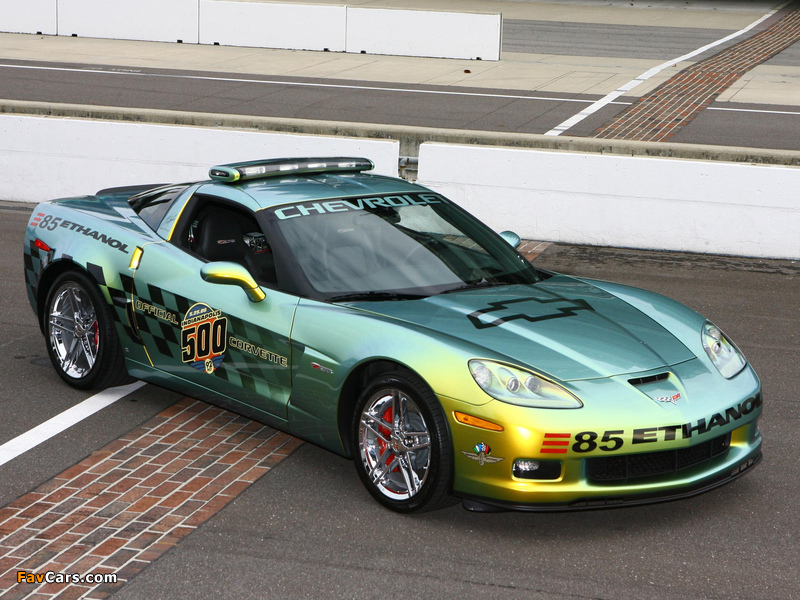 Corvette Z06 E85 Concept Indy 500 Pace Car (C6) 2008 photos (800 x 600)