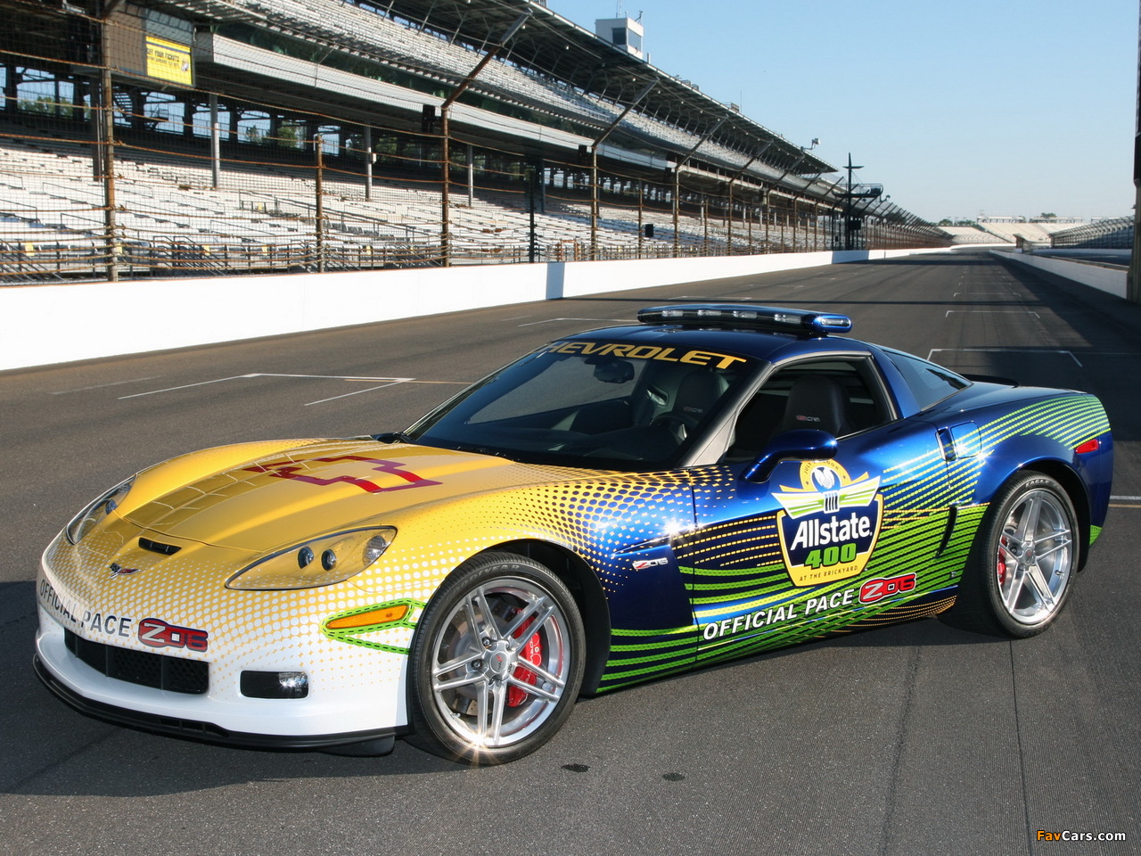 Corvette Z06 Allstate 400 Pace Car 2008 wallpapers (1280 x 960)