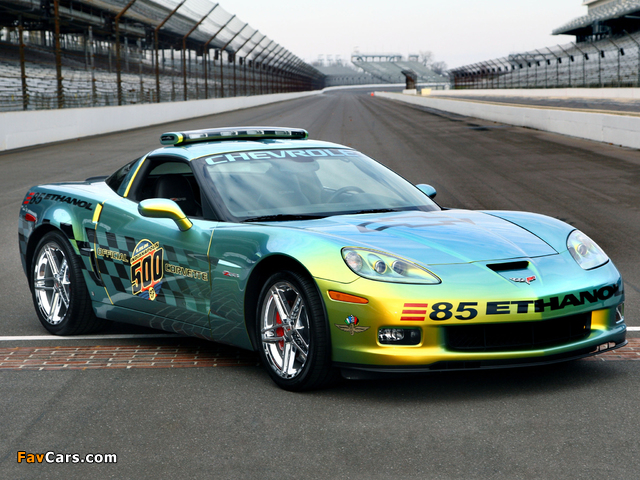 Pictures of Corvette Z06 E85 Concept Indy 500 Pace Car (C6) 2008 (640 x 480)