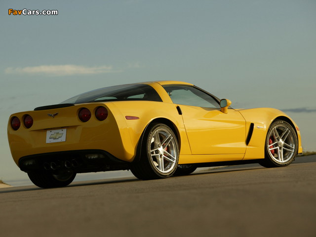 Corvette Z06 (C6) 2006–08 wallpapers (640 x 480)