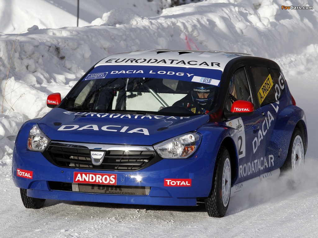 Dacia Lodgy Glace Trophée Andros 2011 wallpapers (1024 x 768)