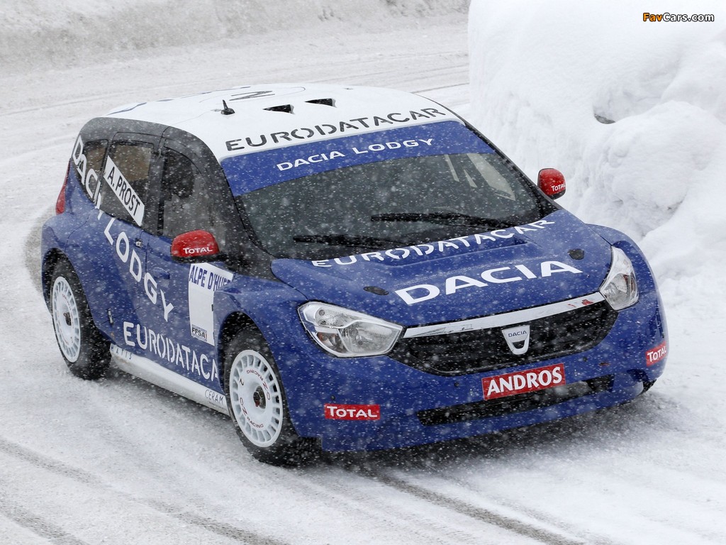 Dacia Lodgy Glace Trophée Andros 2011 wallpapers (1024 x 768)