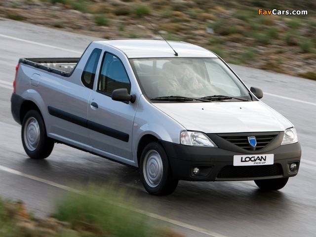 Dacia Logan Pick-up 2007–08 wallpapers (640 x 480)