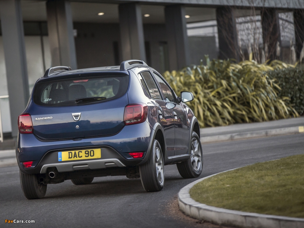 Dacia Sandero Stepway UK-spec 2017 images (1024 x 768)