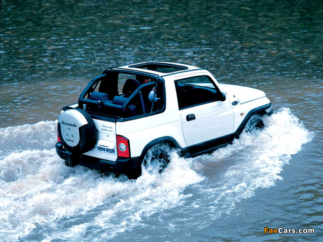 Daewoo Korando Cabrio 1999–2001 pictures (640 x 480)