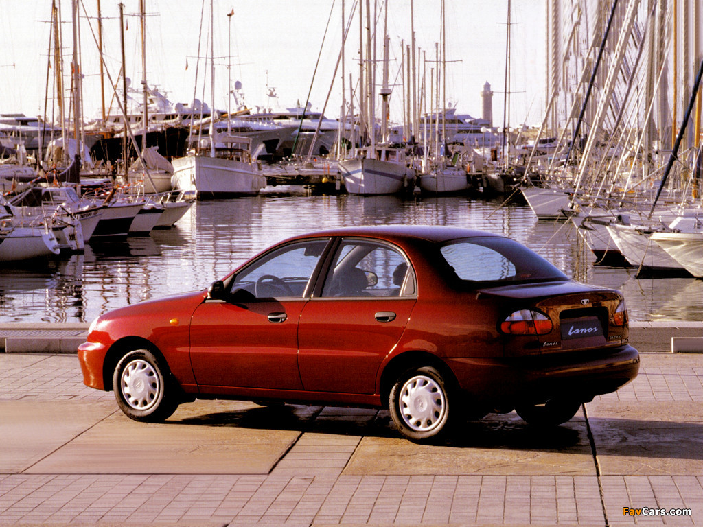 Daewoo Lanos Sedan (T100) 1997–2000 wallpapers (1024 x 768)
