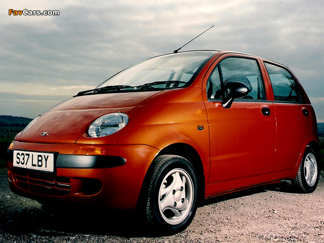 Daewoo Matiz UK-spec (M100) 1998–2000 pictures (640 x 480)