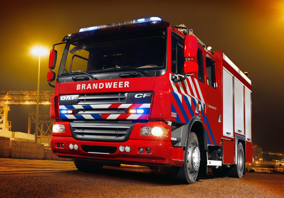Images of DAF CF75.310 4x2 FA Firetruck 2006–13