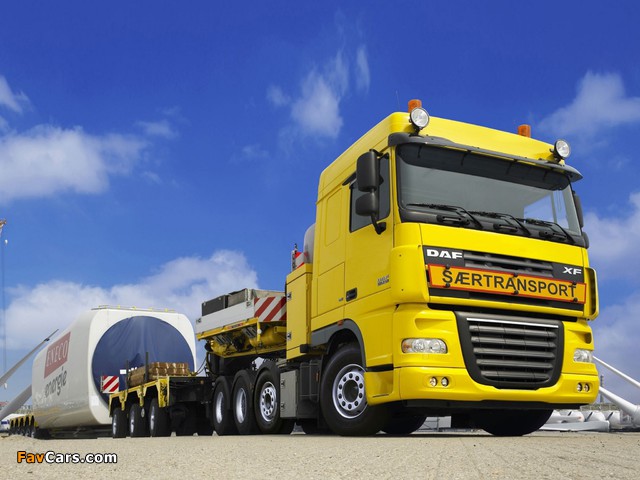 DAF XF105 8x4 FTM Space Cab 2006–12 images (640 x 480)