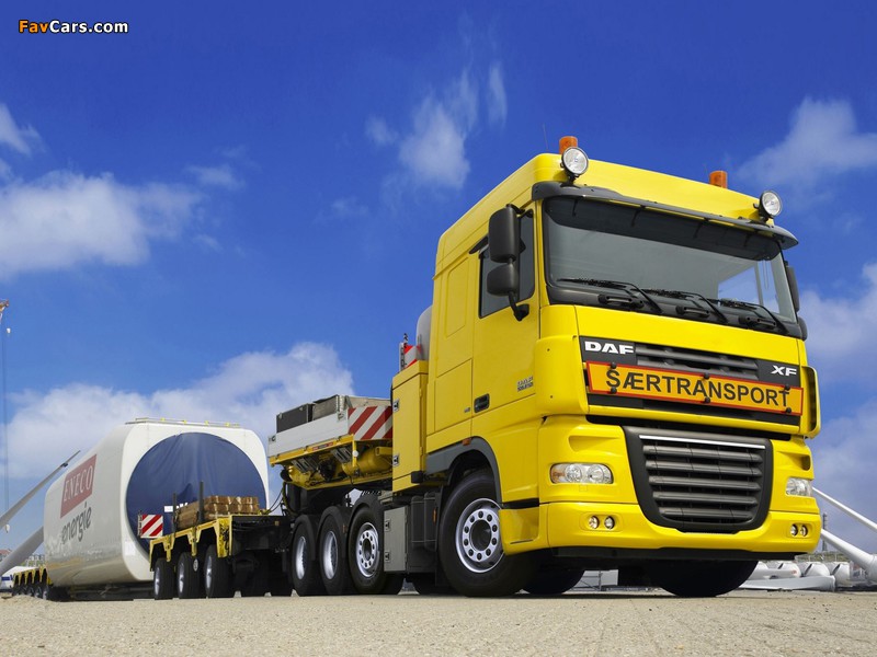 DAF XF105 8x4 FTM Space Cab 2006–12 images (800 x 600)