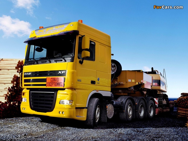 DAF XF105 8x4 FTM Space Cab 2006–12 pictures (640 x 480)