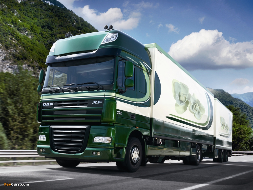Images of DAF XF105 4x2 FA Super Space Cab 2006–12 (1024 x 768)