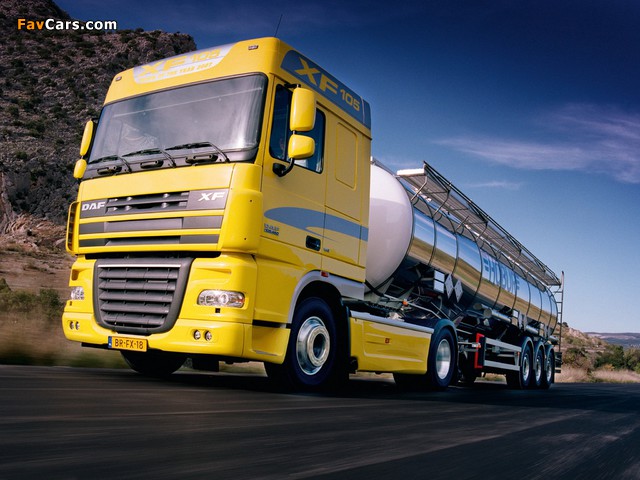 Images of DAF XF105 4x2 FT Space Cab 2006–12 (640 x 480)