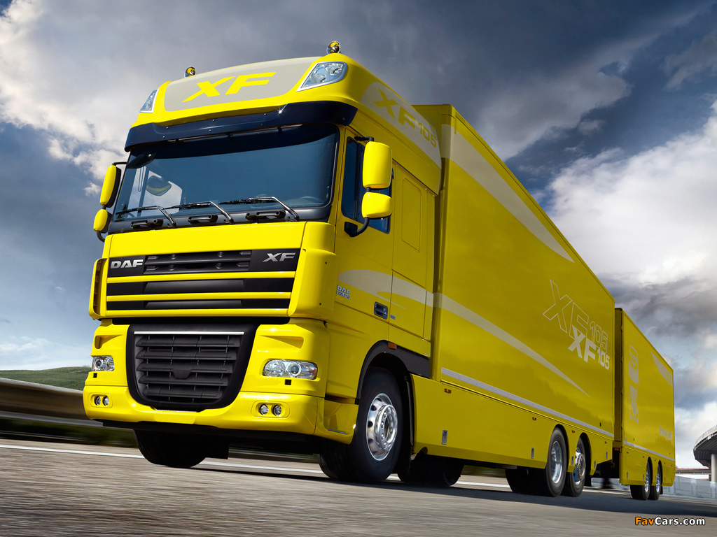 Images of DAF XF105 6x2 FAS Super Space Cab 2006–12 (1024 x 768)