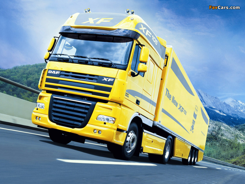 DAF XF105 4x2 FT Super Space Cab 2006–12 wallpapers (800 x 600)