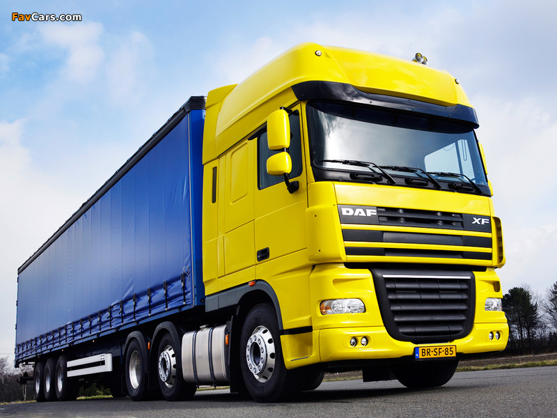 DAF XF105 6x2 FTG Super Space Cab 2006–12 wallpapers (800 x 600)
