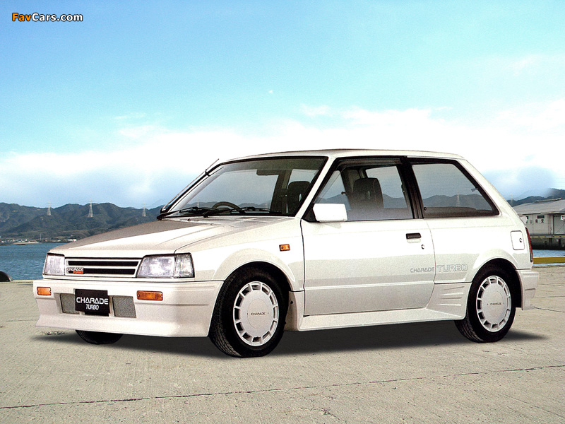 Daihatsu Charade Turbo (G30) 1985–87 images (800 x 600)