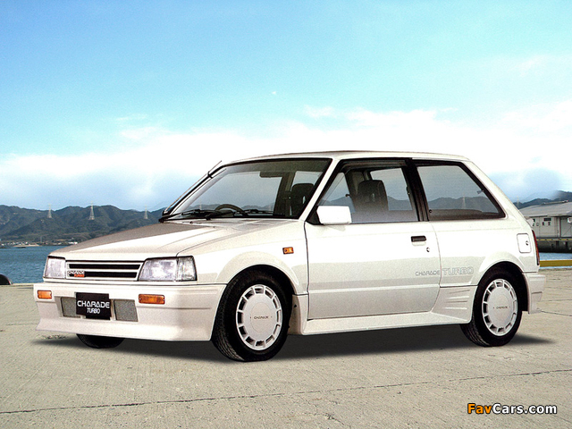 Daihatsu Charade Turbo (G30) 1985–87 images (640 x 480)