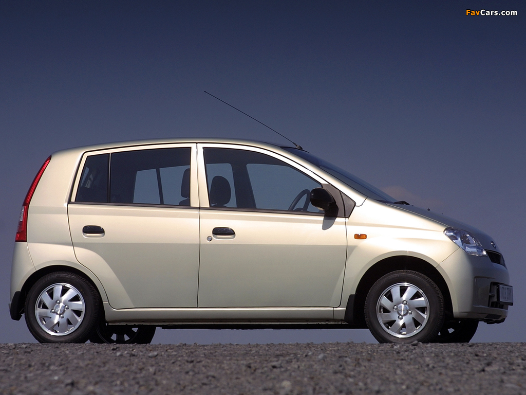 Daihatsu Charade 5-door UK-spec (L251) 2003–07 pictures (1024 x 768)