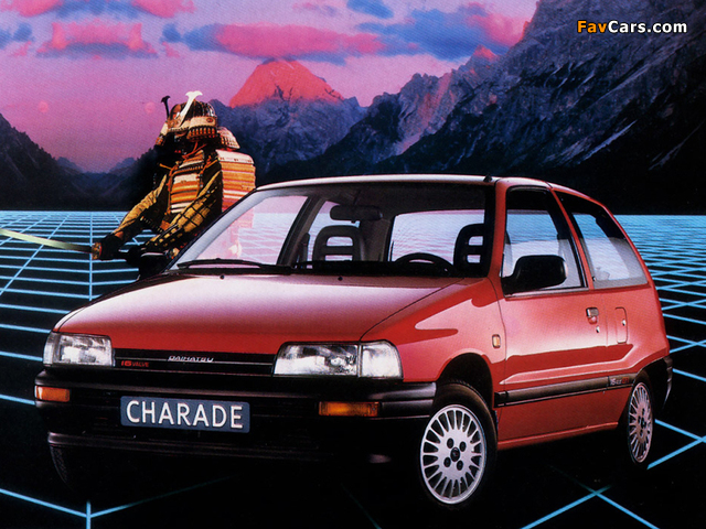 Daihatsu Charade CLX 1.3 16v (G112) 1988–92 wallpapers (640 x 480)