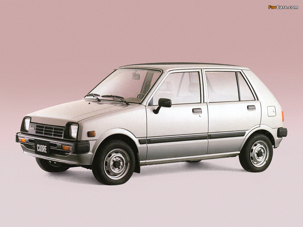 Daihatsu Cuore 5-door (L55/L60) 1980–85 photos (1024 x 768)