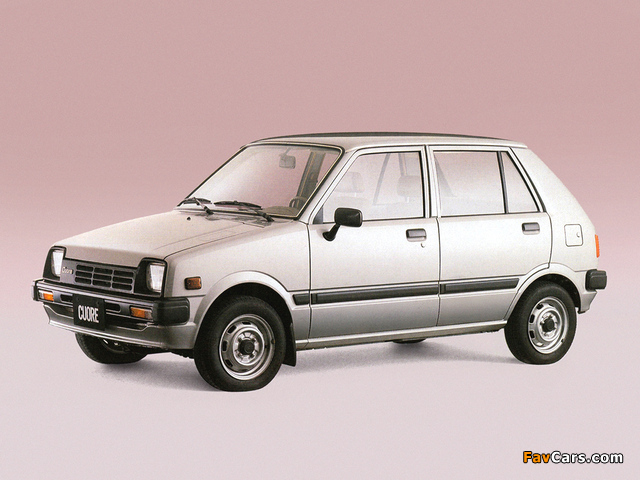 Daihatsu Cuore 5-door (L55/L60) 1980–85 photos (640 x 480)