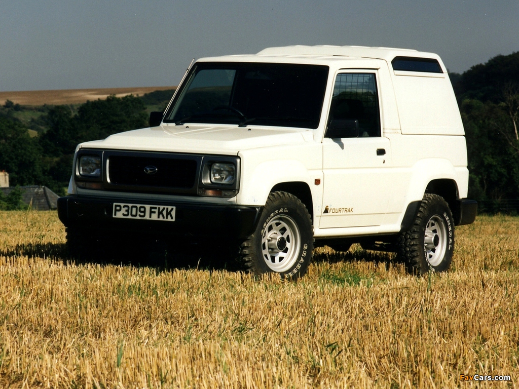 Pictures of Daihatsu Fourtrak Fieldman 1993–99 (1024 x 768)