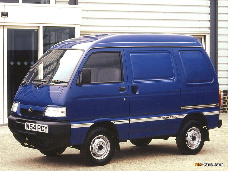 Daihatsu Hijet Van UK-spec 1997–2002 wallpapers (800 x 600)