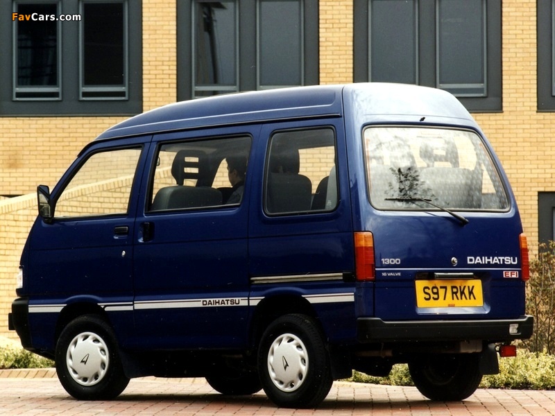 Pictures of Daihatsu Hijet UK-spec 1997–2002 (800 x 600)