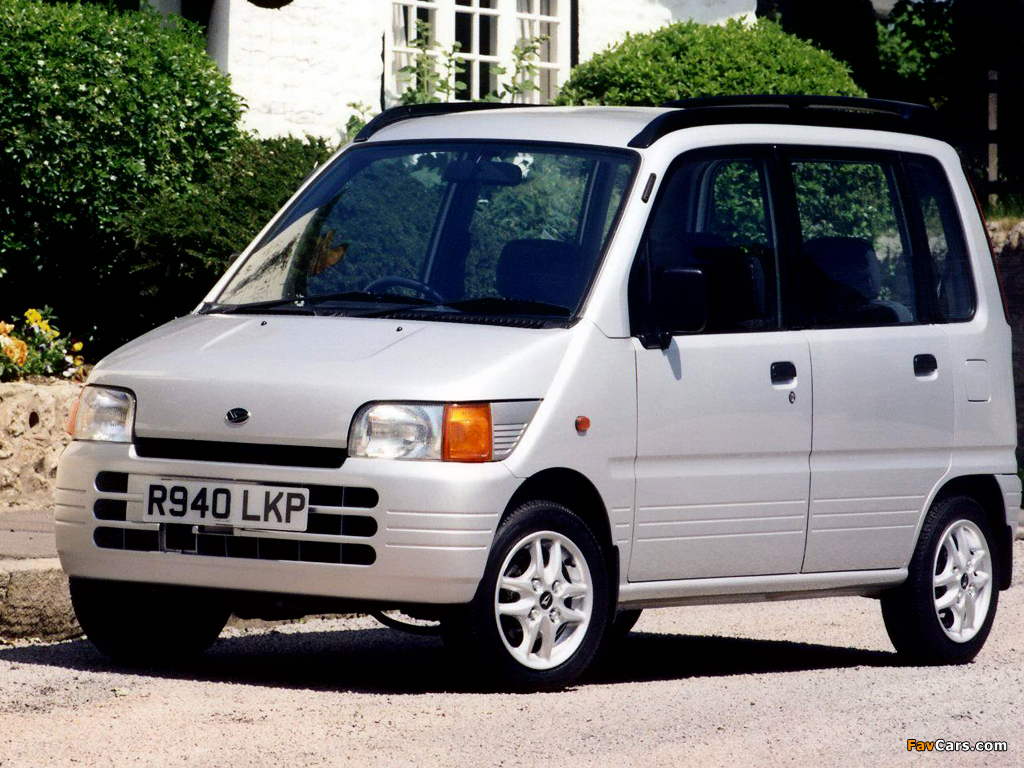 Daihatsu Move Plus UK-spec (L600S) 1997–98 wallpapers (1024 x 768)