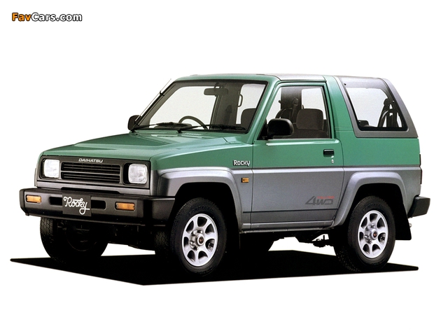 Photos of Daihatsu Rocky SX Full-Time 4WD (F300S) 1990–93 (640 x 480)