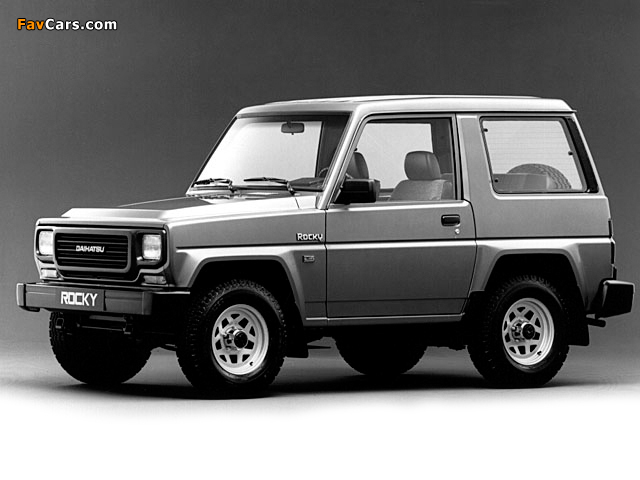 Pictures of Daihatsu Rocky Hard Top 1987–93 (640 x 480)