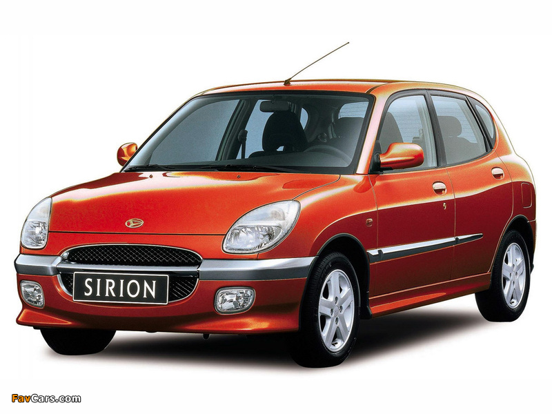 Daihatsu Sirion 1998–2001 images (800 x 600)