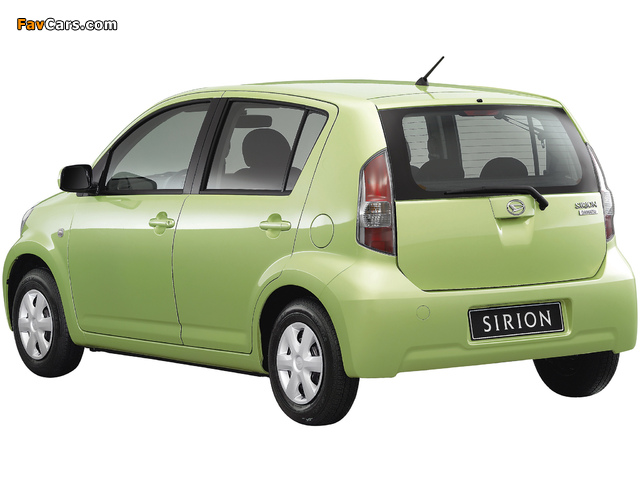 Daihatsu Sirion 2005–07 pictures (640 x 480)