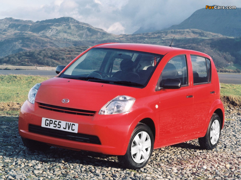 Daihatsu Sirion UK-spec 2005–07 wallpapers (800 x 600)