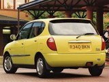 Images of Daihatsu Sirion UK-spec 1998–2001