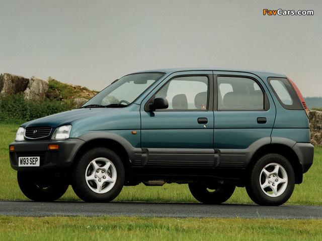 Daihatsu Terios Plus UK-spec 1997–2000 images (640 x 480)