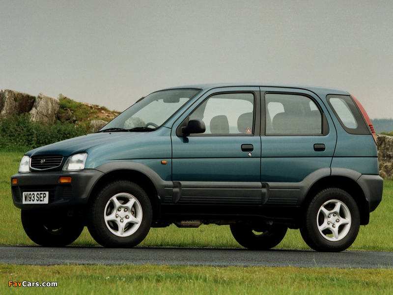 Daihatsu Terios Plus UK-spec 1997–2000 images (800 x 600)