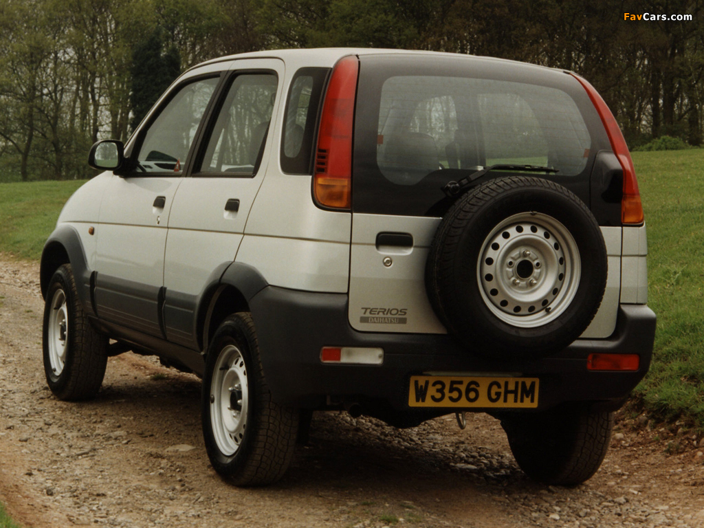 Images of Daihatsu Terios UK-spec 1997–2000 (1024 x 768)