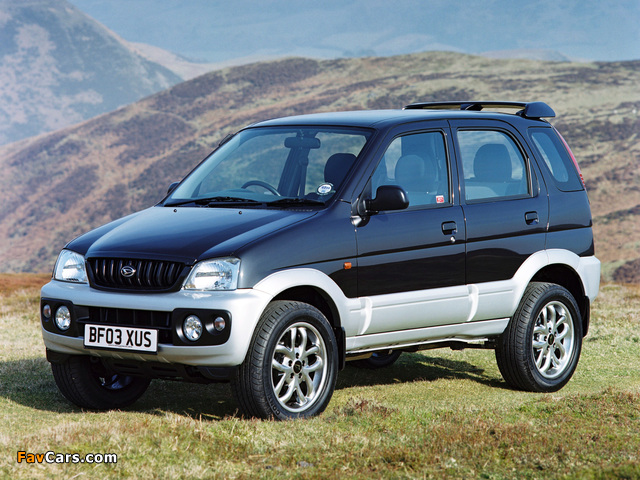 Daihatsu Terios Sport UK-spec 2003–05 wallpapers (640 x 480)