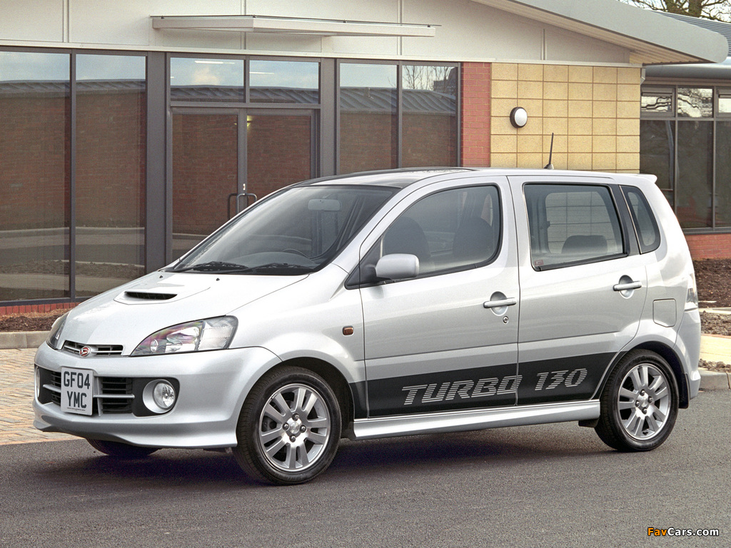 Daihatsu YRV Turbo 2001–06 images (1024 x 768)