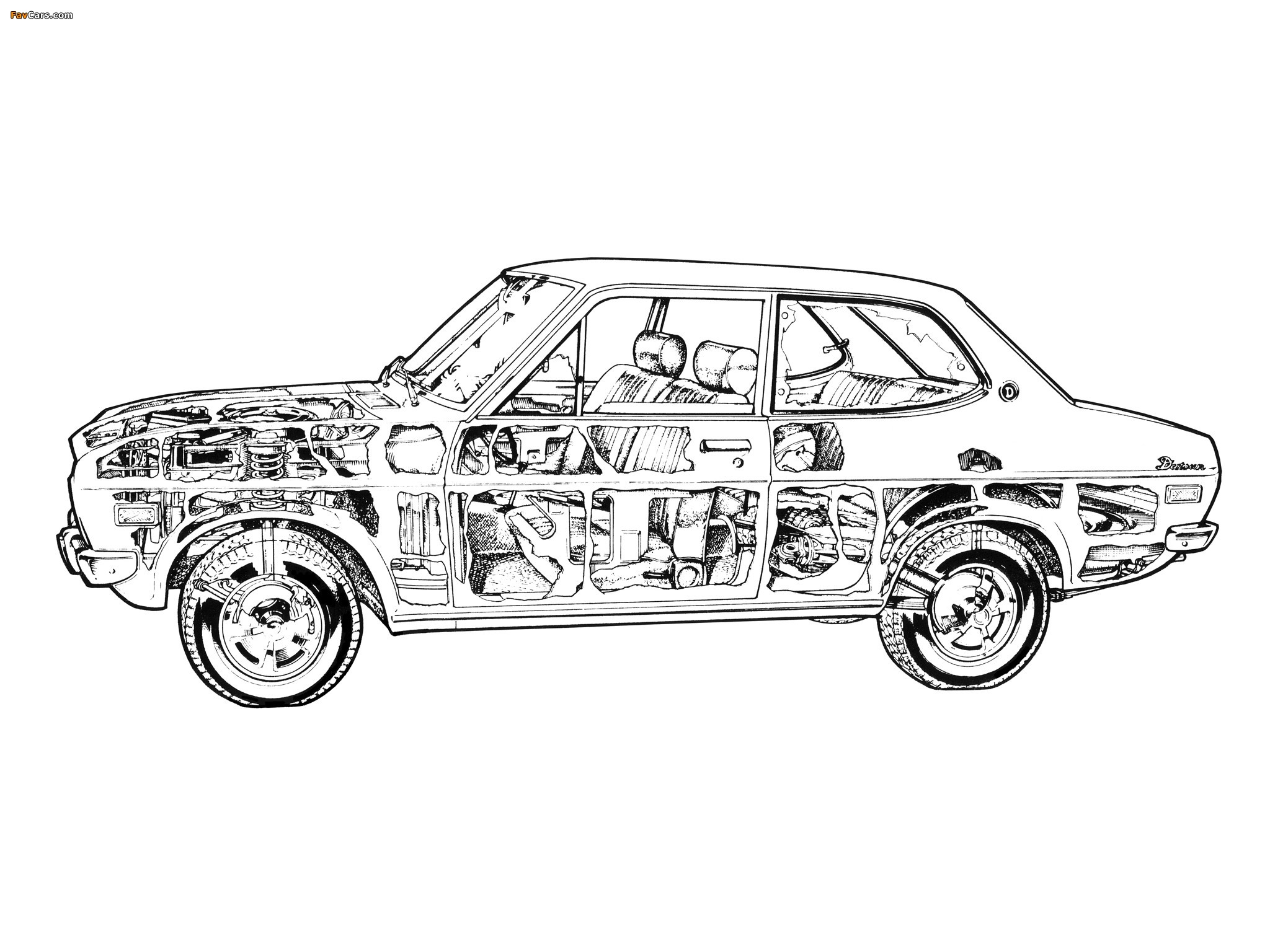 Datsun 1200 1974 wallpapers (2048 x 1536)
