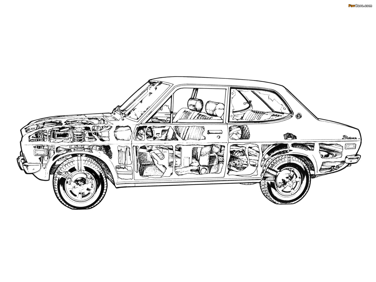 Datsun 1200 1974 wallpapers (1600 x 1200)