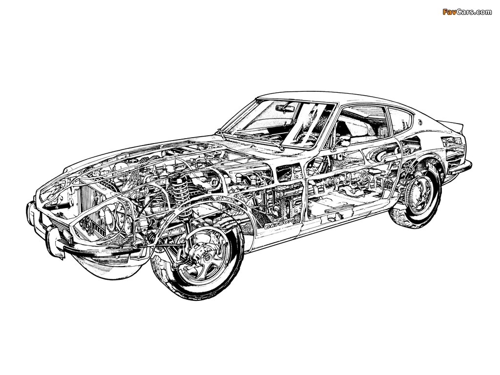 Datsun 240Z (HS30) 1969–74 wallpapers (1024 x 768)