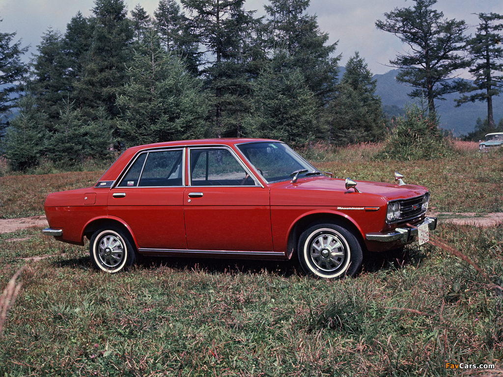 Datsun Bluebird 1600 SSS 4-door Sedan (510) 1968–71 wallpapers (1024 x 768)