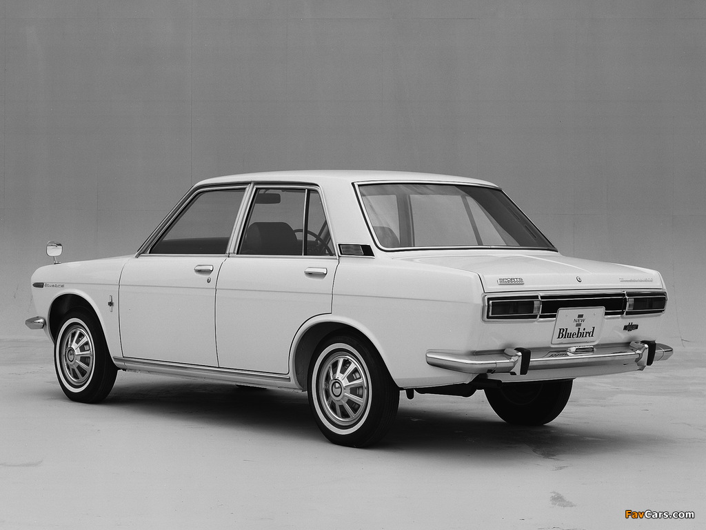 Datsun Bluebird 4-door Sedan (510) 1967–72 wallpapers (1024 x 768)