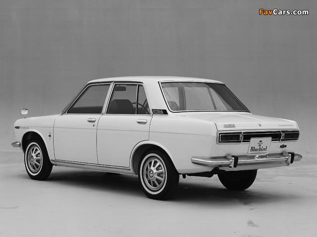 Datsun Bluebird 4-door Sedan (510) 1967–72 wallpapers (640 x 480)