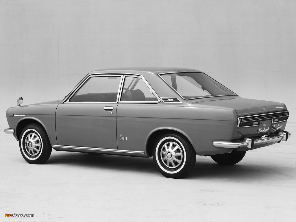 Datsun Bluebird 1600 SSS Coupe (KB510) 1968–71 wallpapers (1024 x 768)