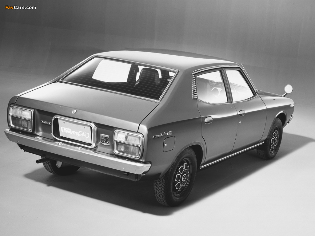 Pictures of Nissan Cherry F-II 4-door Sedan (F10) 1974–78 (1024 x 768)